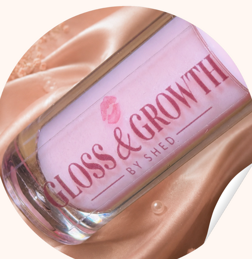 Gloss & Growth Lip Gloss – Rose Nude Shine