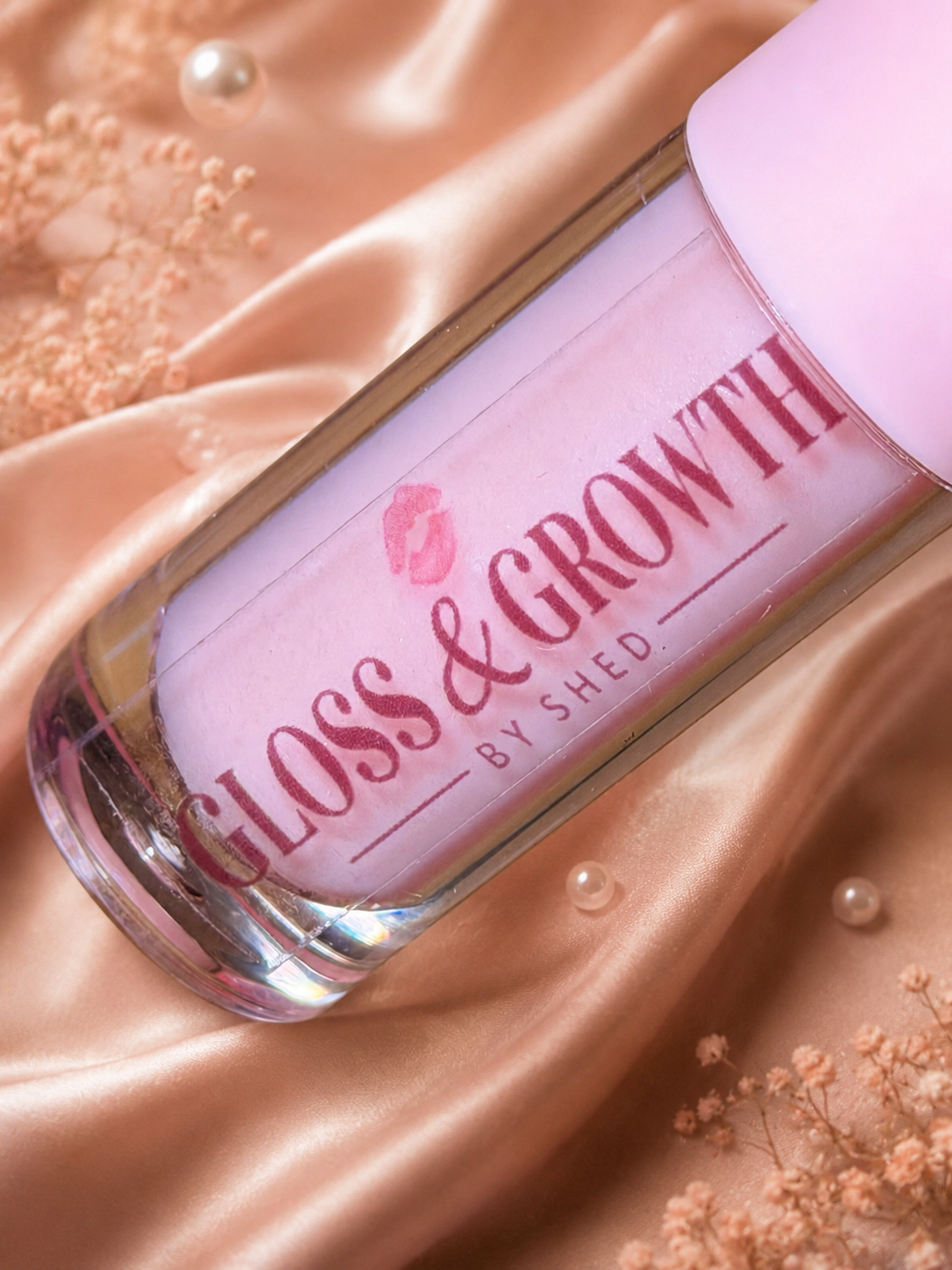 Gloss & Growth Lip Gloss – Rose Nude Shine